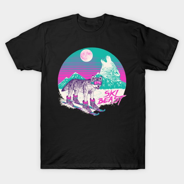 Ski Beast T-Shirt by Hillary White Rabbit